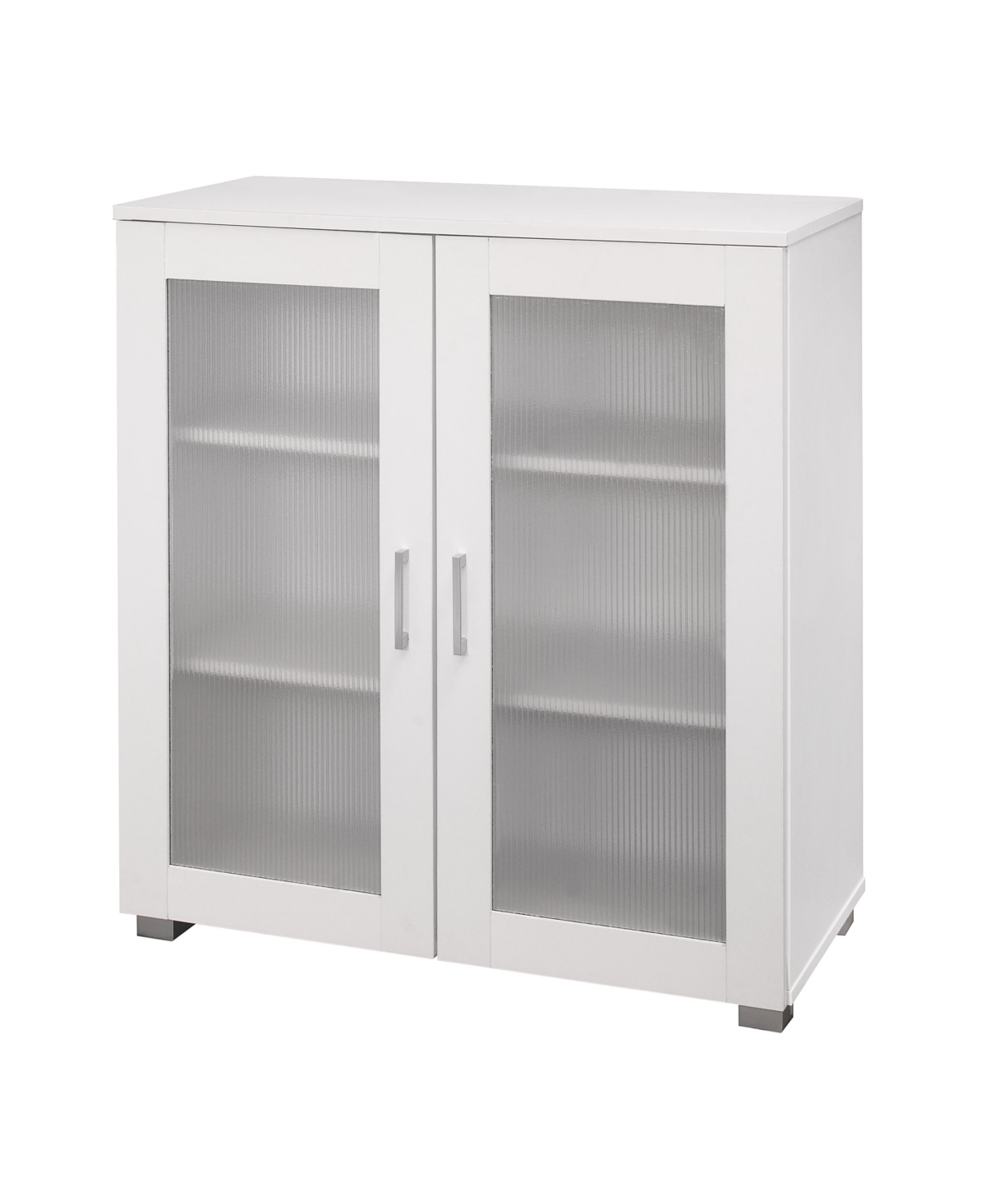 Kings Brand Furniture 2-Door Accent Storage Cabinet, Sideboard Buffet Floor Storage Cupboard for Kitchen, Dining Room, Living Room, Entryway