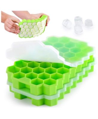 Honeycomb Shaped Silicone Ice Cube Tray - 2 Pc.