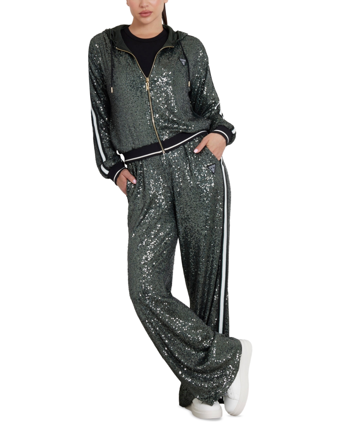 Guess Women's Sequined Hoodie