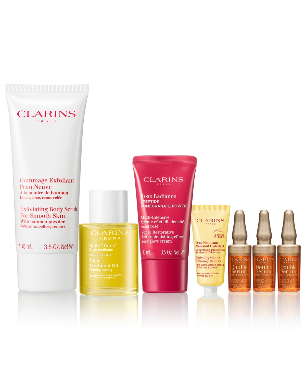 Free 8-Pc. gift with $75 Clarins purchase ($93 Value) - 6-Pc. Gift