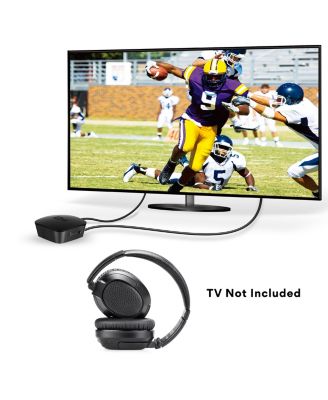 Connect T1CMA Bluetooth Transmitter & Headphones Bundle for TV