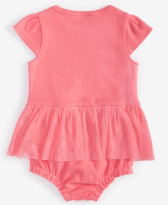 Baby Girls Tiny Heart Skirted Sunsuit, Created for Macy's 