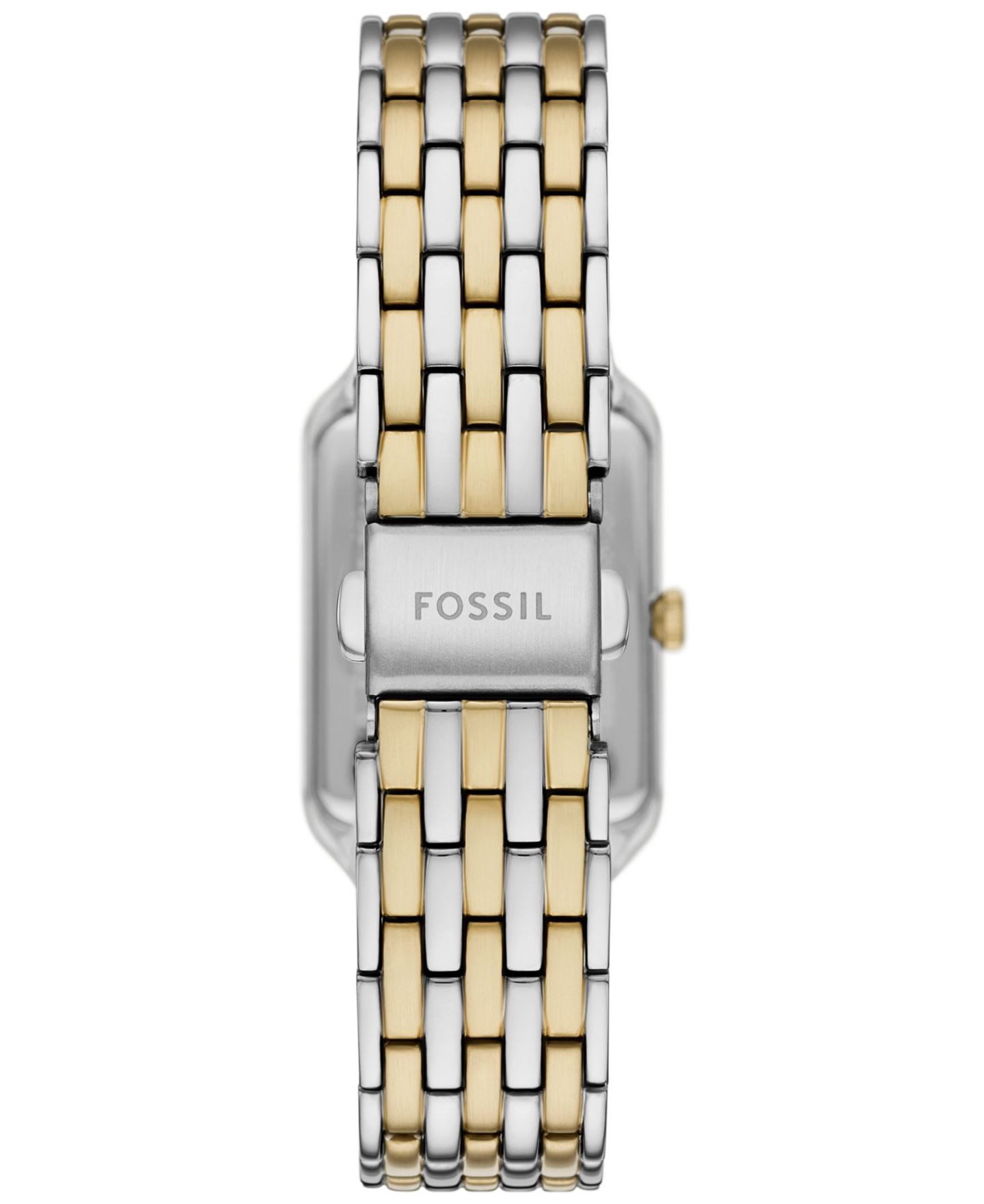 Женский набор Fossil Raquel: часы с датой и браслет, двухцветная сталь, 23 мм — фото 3