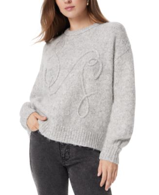 Sam Edelman Women's Khloe Roomy Embroidered Sweater - Macy's