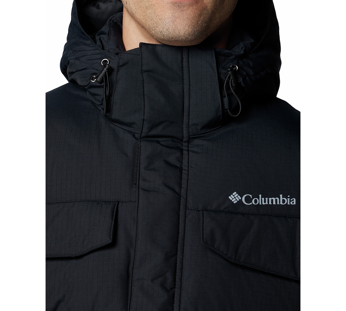COLUMBIA MEN'S LANDROAMER HOODED PUFFER JACKET 