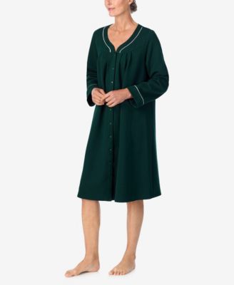 Women's Long Sleeve Snap Robe