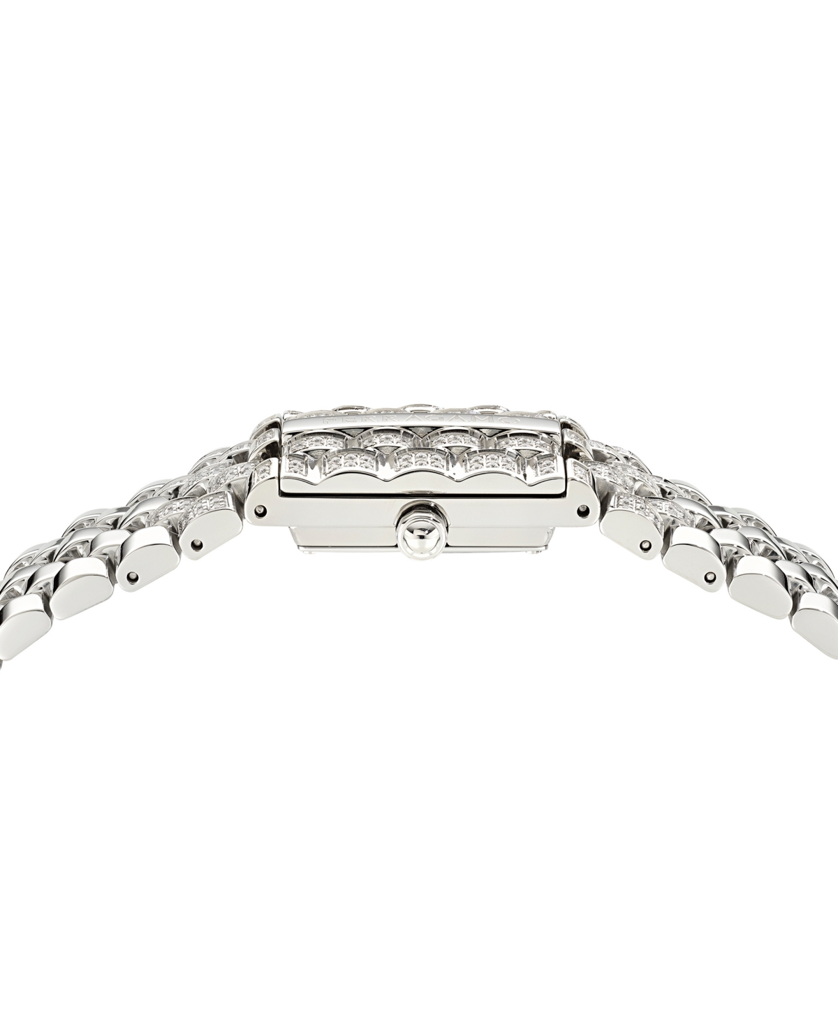 Edifier Women's Secret Diamond (3/4 Ct. T.w.) Stainless Steel Bracelet Watch 19x30mm In Stainless