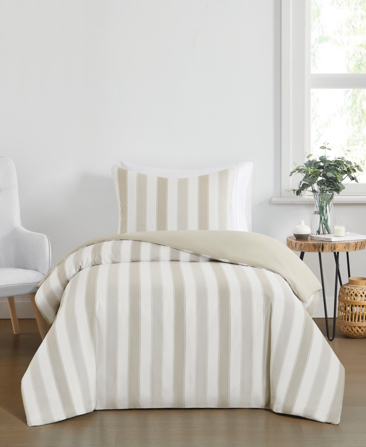 Truly Soft Aiden Stripe 3-Pc. Duvet Cover Set