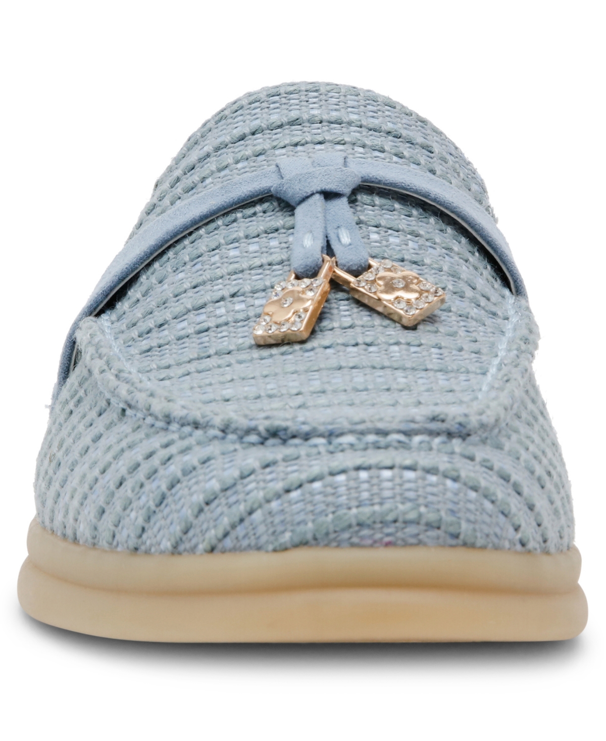 ANNE KLEIN WOMEN'S SADRINE SLIP LINEN LOAFERS 