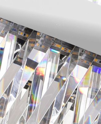 14" Metal Glace LED Chandelier