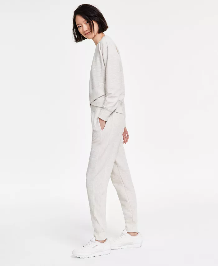 Women's Ottoman-Rib Jogger Pants - thumbnail 2