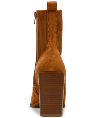 Trinityy Pointed-Toe Pull-On Knit Dress Booties, Created for Macy's