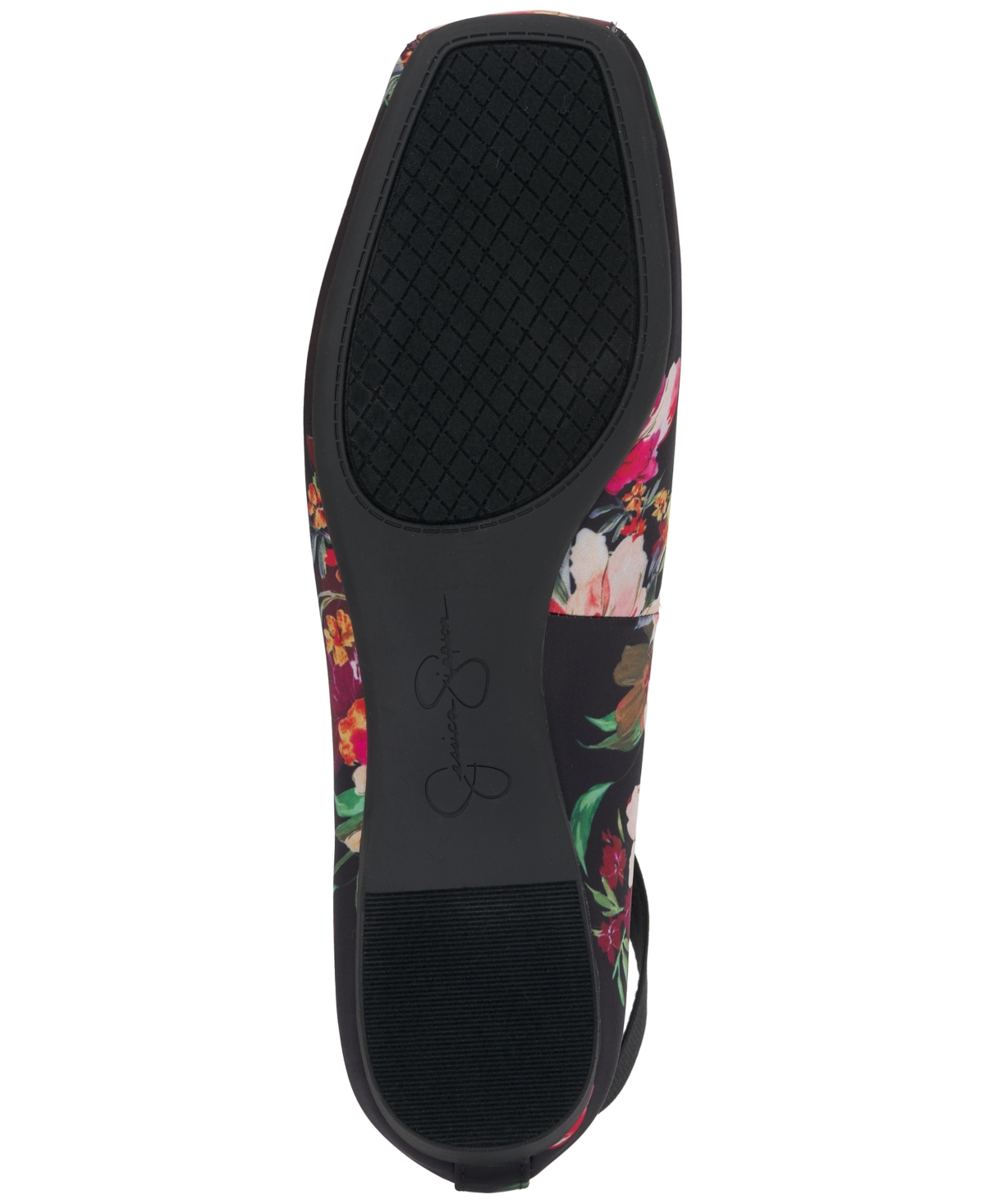 Jessica Simpson Women's Mandalaye Elastic Criss-Cross Ankle Strap Ballet Flats