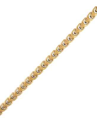 Gold-Tone Stainless Steel Link Bracelet