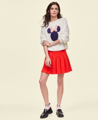 Disney | Macy's Women's Minnie Majorette Fuzzy Sweater, Created for Macy's