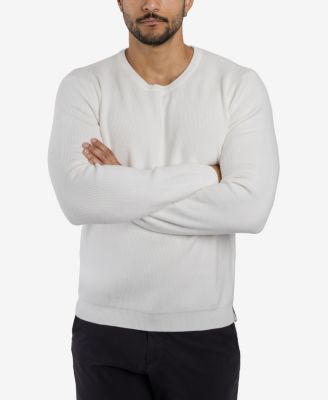 Men's Ribbed Crew Neck Sweater