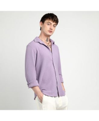 Men's Lilac Ripple Box Shirt