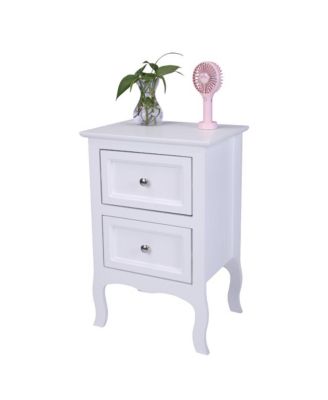 2pcs Country Style Two-Tier Night Tables Large Size