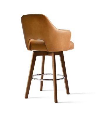 1 PC Faux Leather Counter Height Barstool