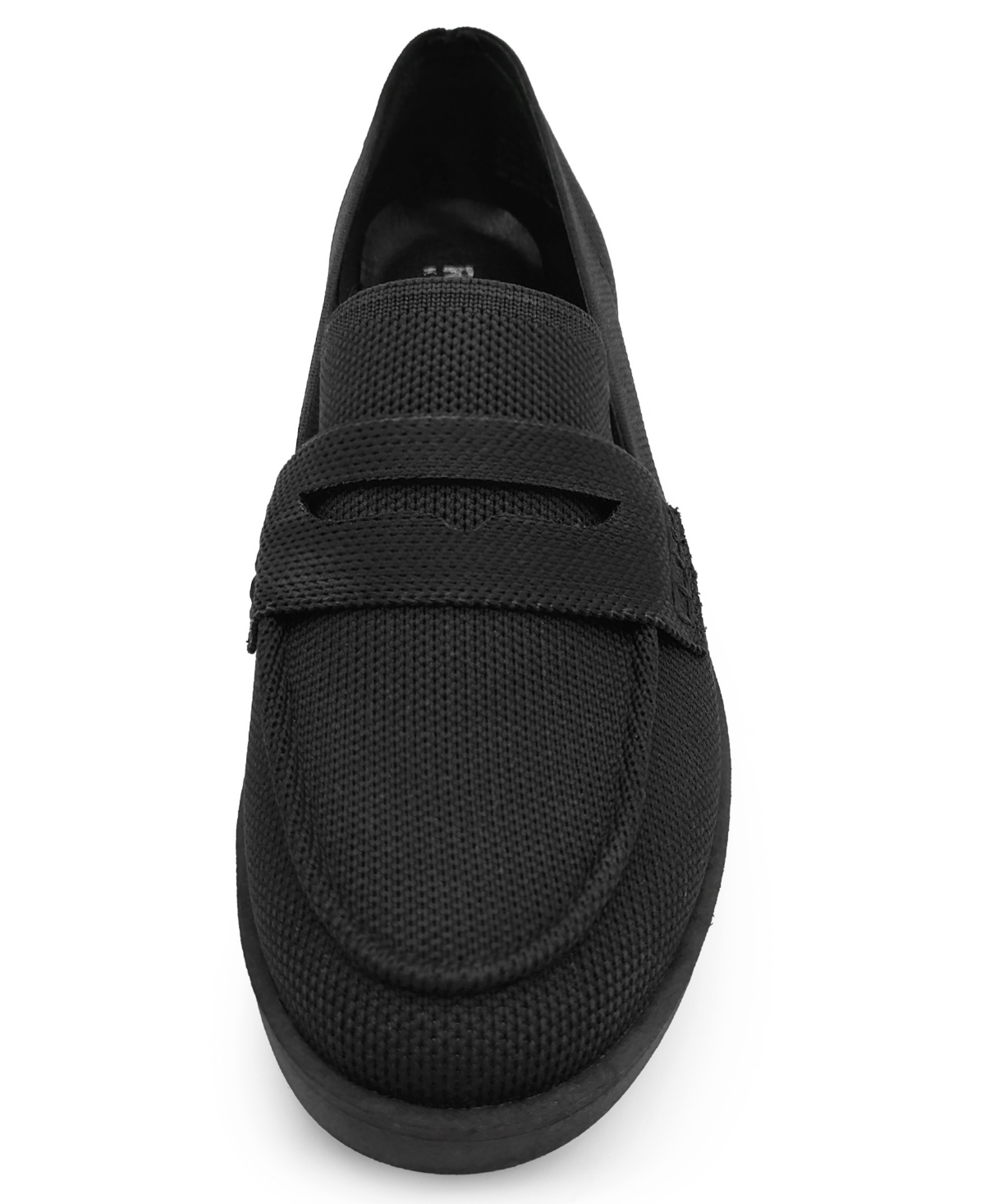 Kenneth Cole Reaction Women's Feobe Knit Slip On Loafers In Black