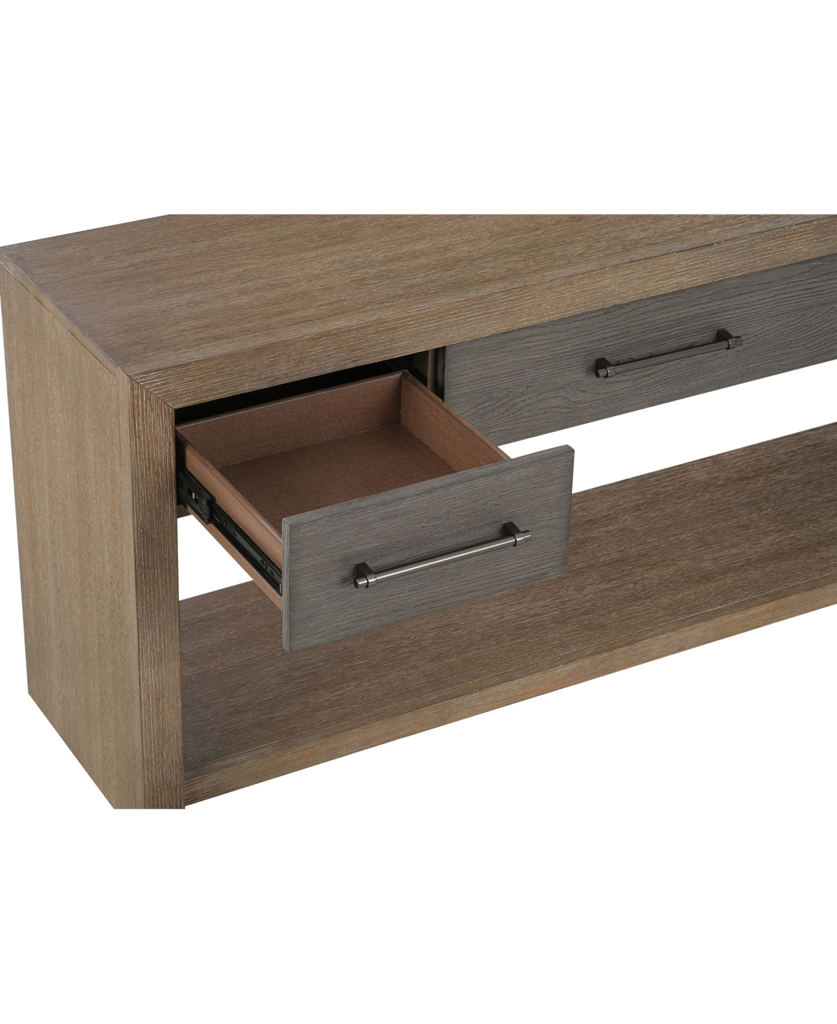 MACY'S PORTMORE 60" WOOD CONSOLE TV STAND 