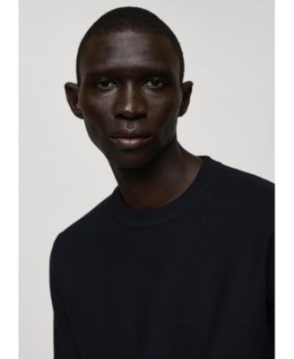 Men's Fine-Knit Cotton Sweater