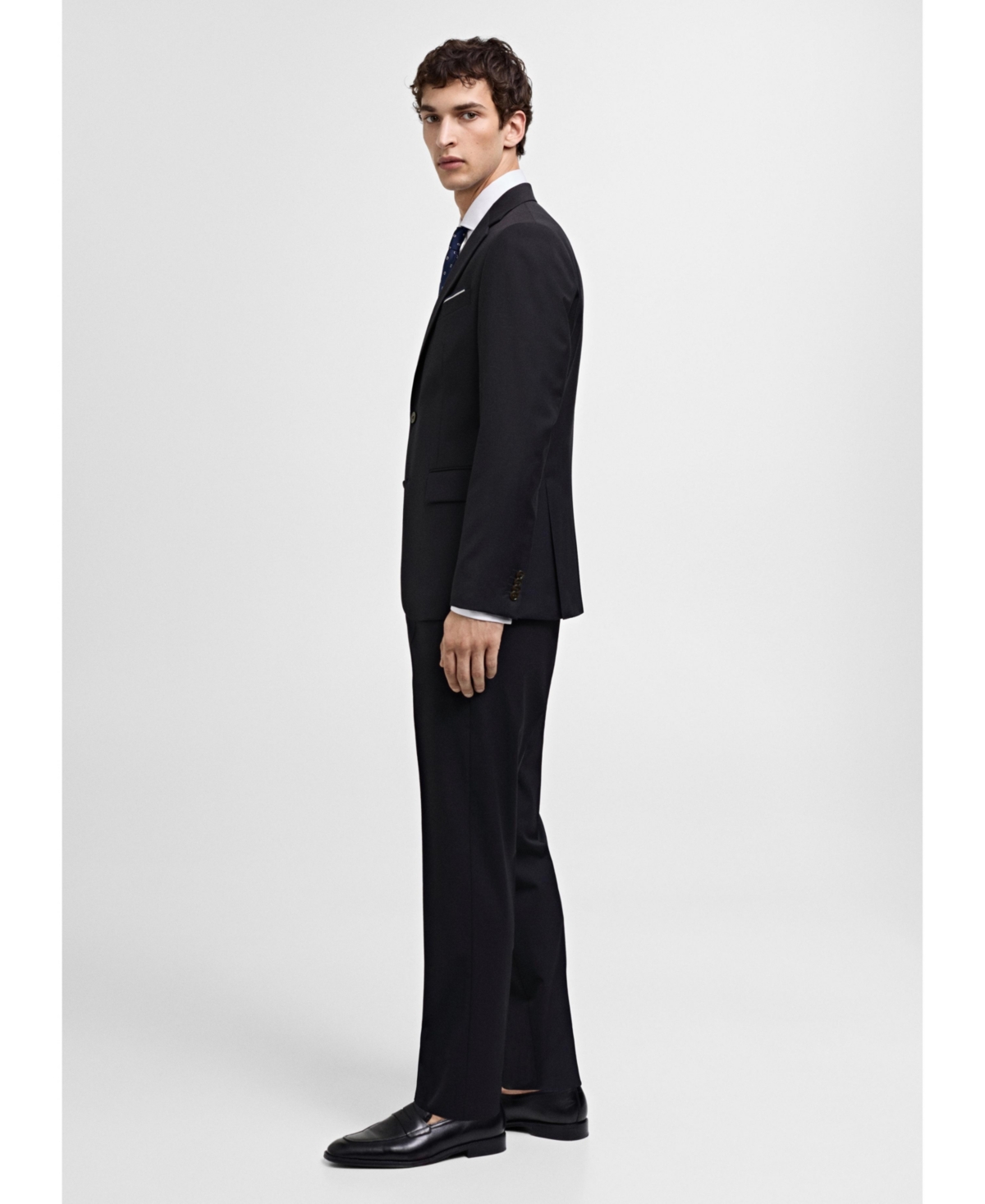 Mango Men's Virgin Wool Suit Blazer