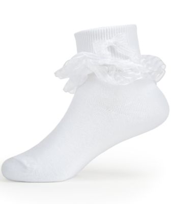 3-Pack Decorative Socks, Little Girls & Big Girls