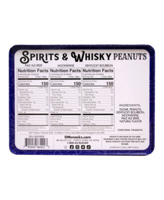 Spirits Whisky Peanuts Gift Tin, 12 oz.