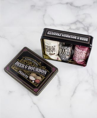 Beer Bourbon Liquor Peanuts Gift Tin, 16 oz.