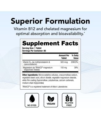 Remplir Vitamin B12 and Magnesium Supplement