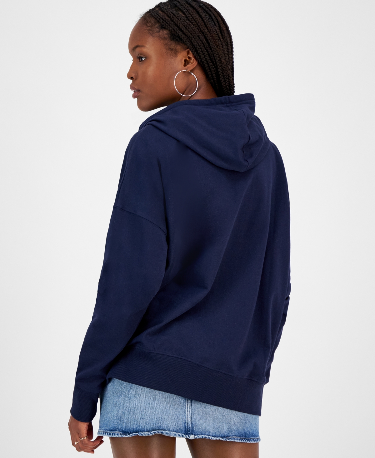 Grayson Threads, The Label Juniors' Spoiled Graphic Hoodie In Navy