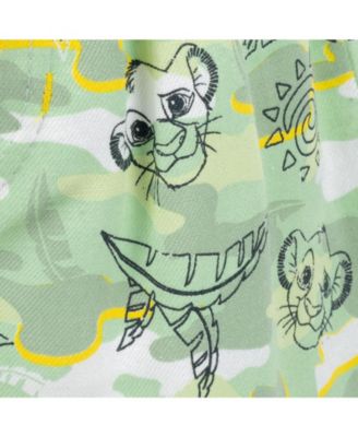 Toddler Boys Lion King Mickey Mouse Cars Polo Shirt and Shorts Outfit Set to