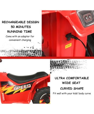 6V Kids Electric Quad ATV 4 Wheels Ride On Toy Toddlers Forward&Reverse