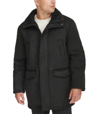 Men's Faux-Shearling Coat
