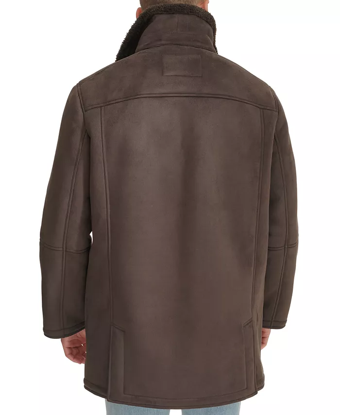 Men's Faux-Shearling Coat - thumbnail 8