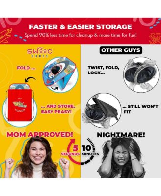 Shark Frenzy | 2-in-1 Bean Bag Toss Game for Kids | 5-Second Setup Toddler Party Games For Kids | Toddler Outdoor Games