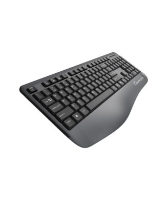 Wireless Keyboard and Mouse Combo with Palm Rest "“ Black
