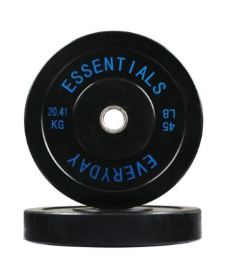 210 Pound Olympic Bumper Strength Training Weight Plate Set