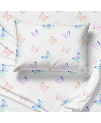 Ombre Butterflies Organic Cotton 2 Pack Pillowcase, Standard