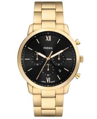 Men’s Gold shops Fossil Watch