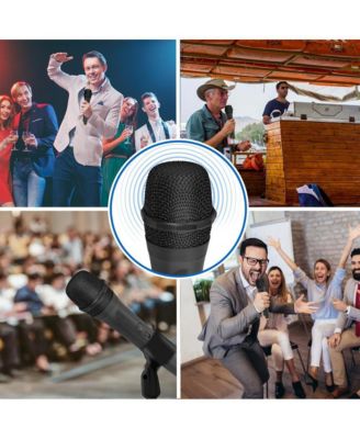 VHF Wireless Microphone Adapter System, Pro Audio Wireless Mic Transmitter with Receiver