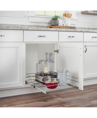 Kitchen Cabinet Pullout Shelf Organizer, 21 x 22 In, 5WB1-2122CR-1