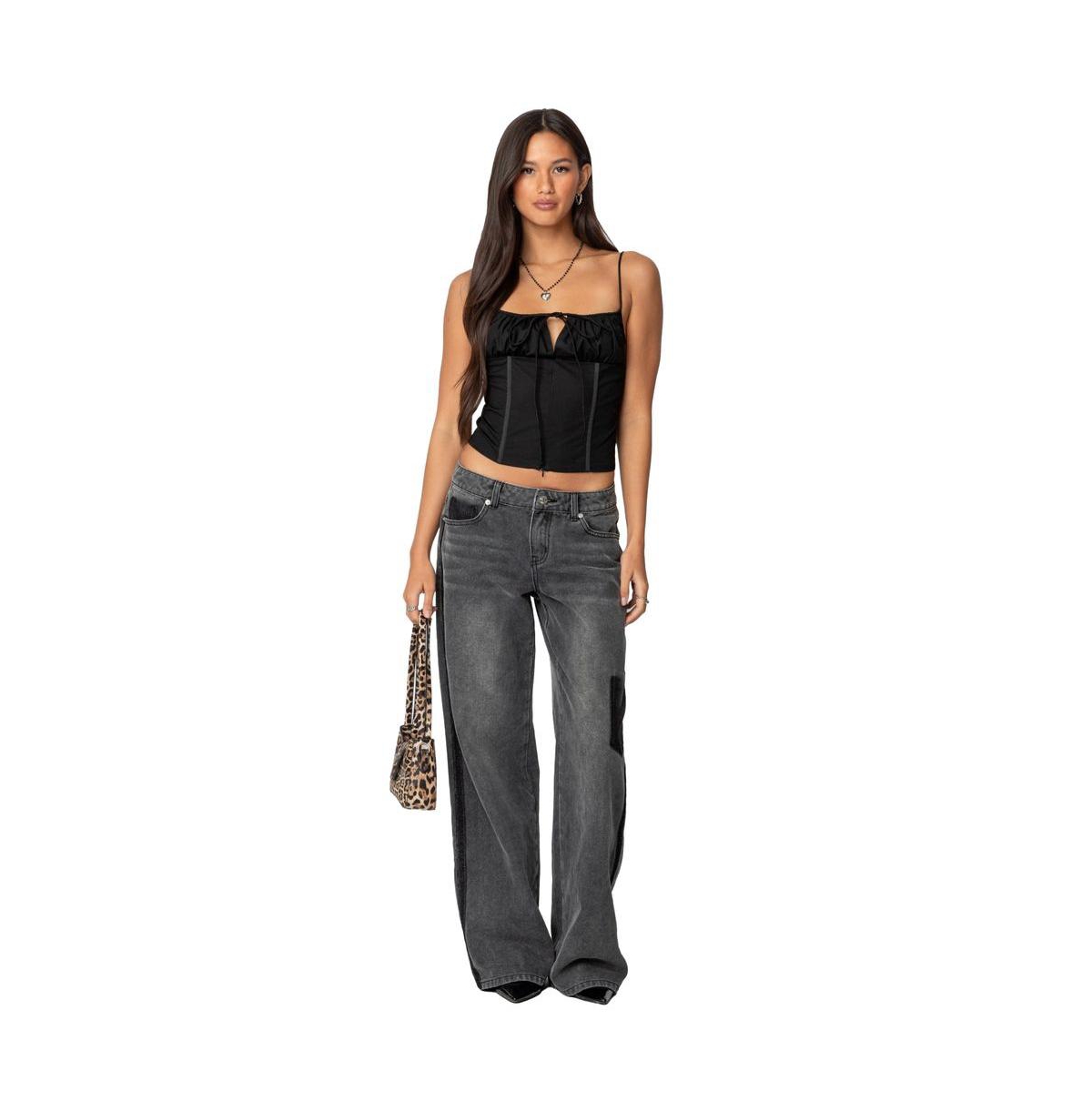 Edikted Women's Trinitie Poplin Corset