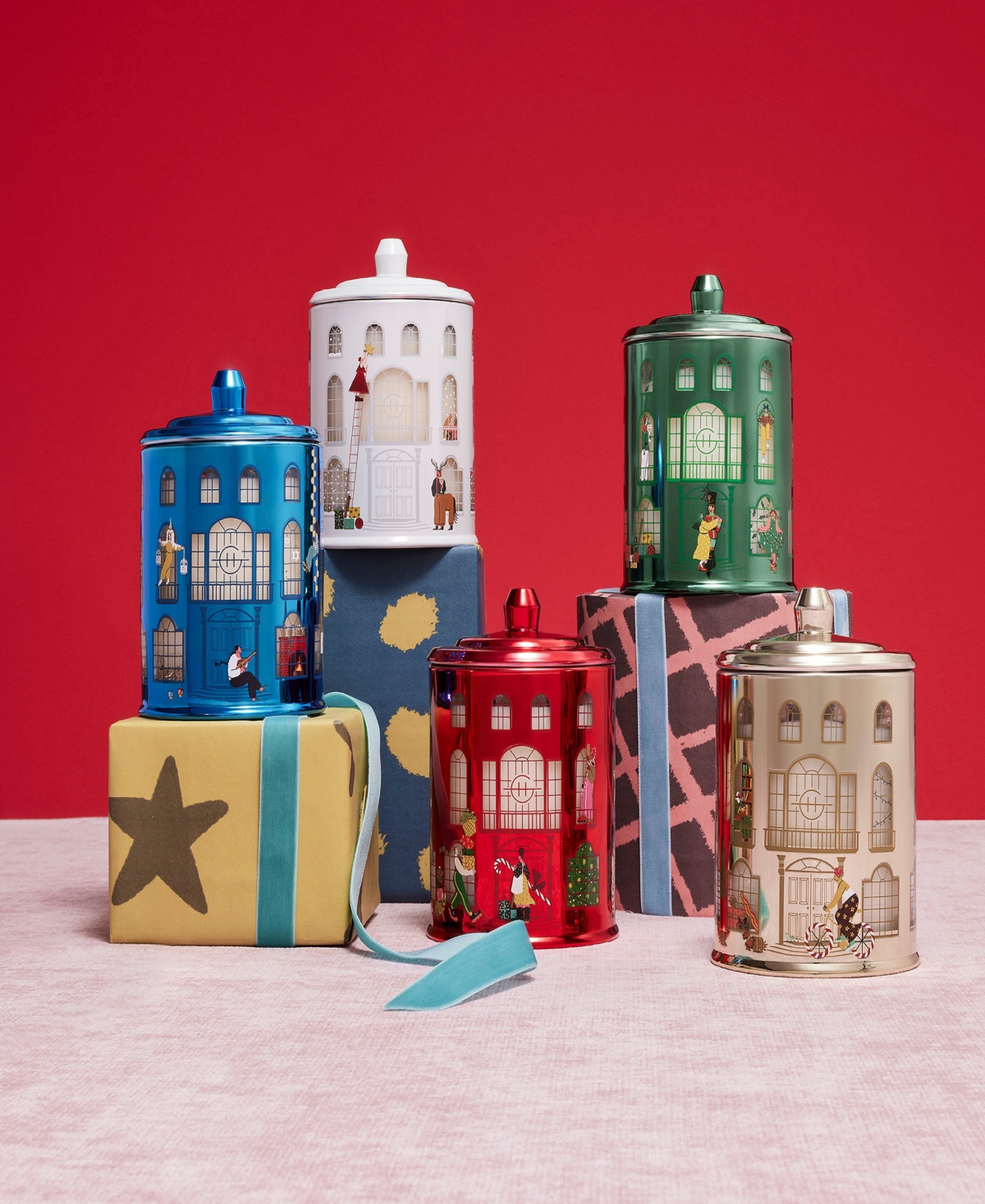 Glasshouse Fragrances Festival of Lights Candle, 13.4 oz