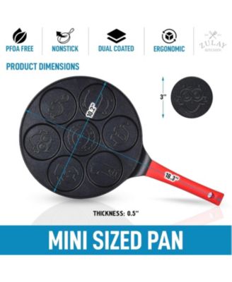 Pancake Pan - 7 Animal Face Designs and Two Bonus Spatulas