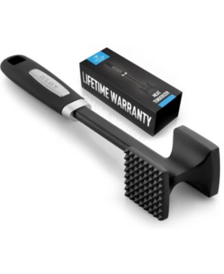 Metal Meat Tenderizer Hammer with Comfort-Grip Handle