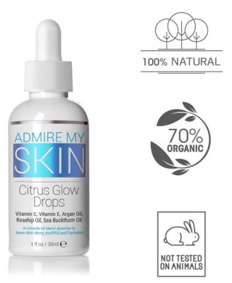 Vitamin C Oil Citrus Glow Drops with Vitamin E Oil & Argan Oil