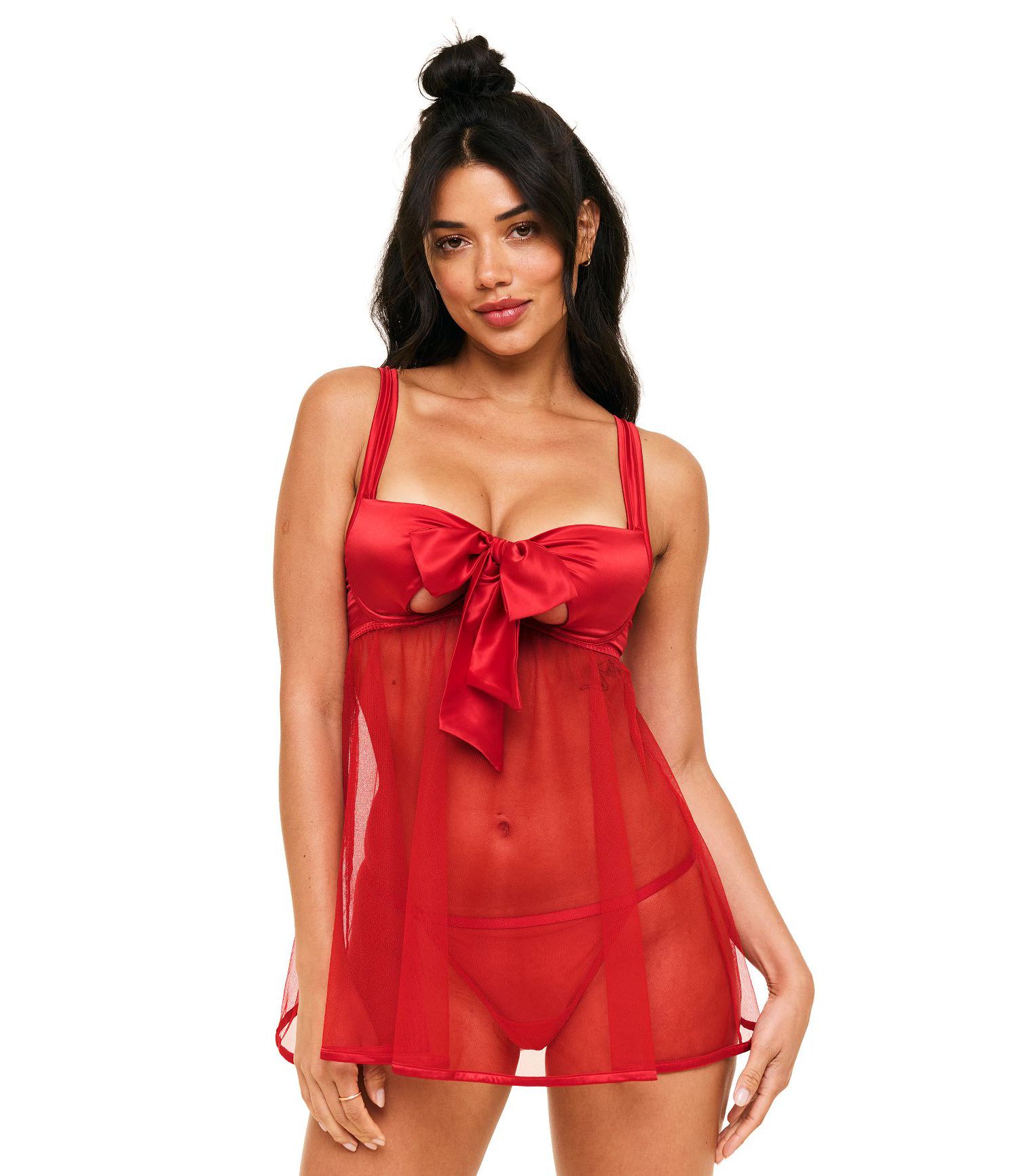 Women's Bessima Babydoll and G-String Set Lingerie