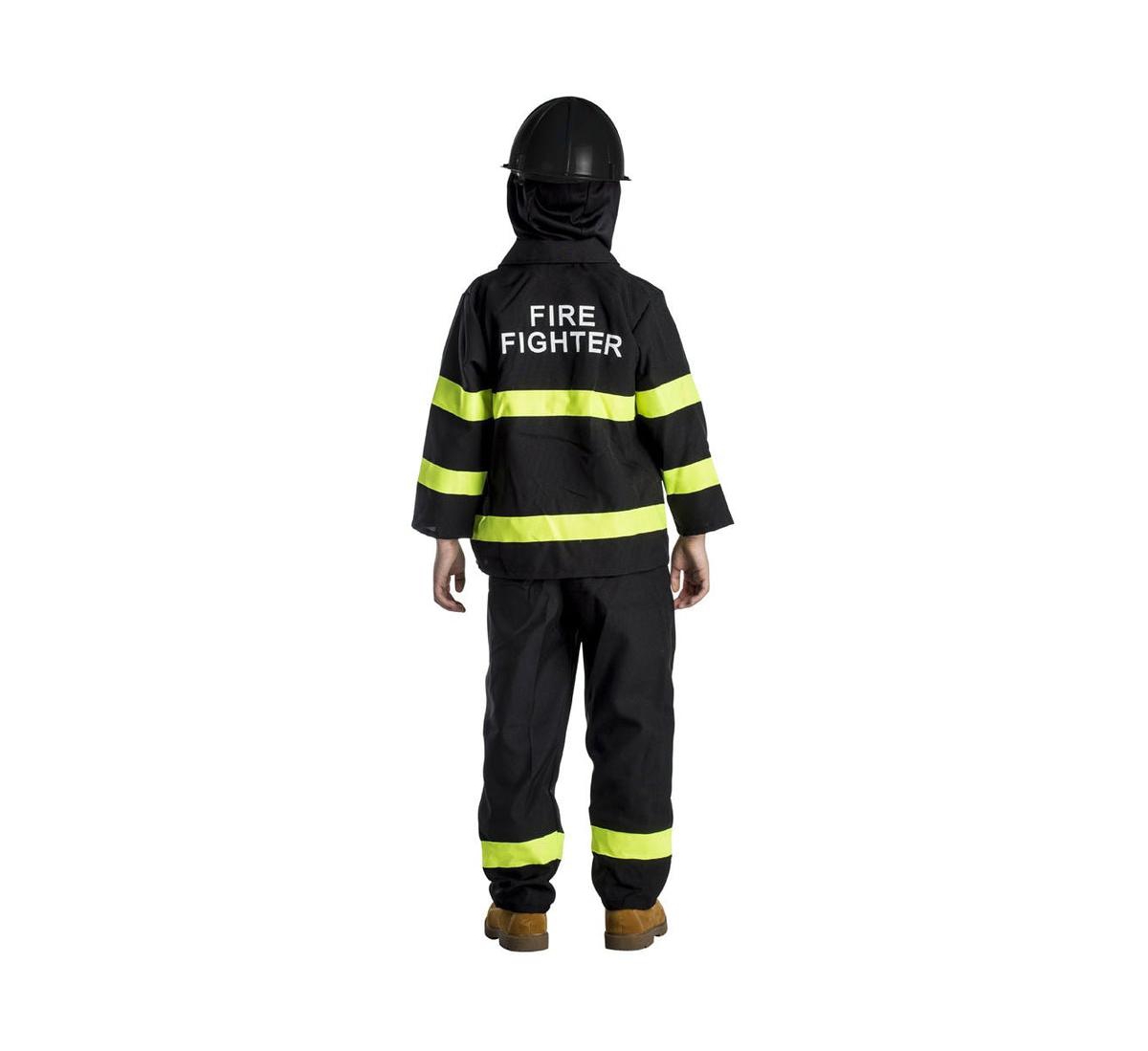 Dress Up America Firefighter Jacket, Pants & Hood Costume Set - Toddlers Girls & Boys